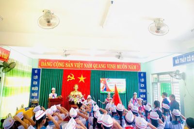 Liên đội Trường Tịnh Bắc tổ chức Đại hội Liên đội nhiệm kỳ năm học 2025 – 2026