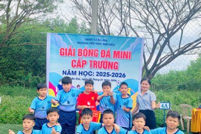 SÔI NỔI VỚI GIẢI BÓNG ĐÁ CẤP TRƯỜNG TẠI TRƯỜNG TIỂU HỌC TỊNH BẮC NĂM HỌC 2025-2026